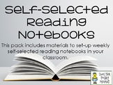 Self-Selected Reading Notebook - Organizational Sheets