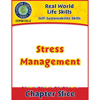 Preview of Self-Sustainability Skills: Stress Management - Canadian Content Gr. 6-12+