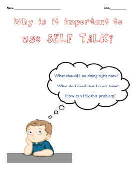 Preview of Self Talk: Helping students become problem solvers and independent thinkers