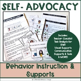 Self-advocacy Skills Social Stories & Visual Supports