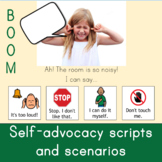 Boom Self-Advocacy Scenarios for AAC/speech (distance lear