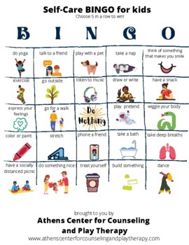 Preview of Self care bingo
