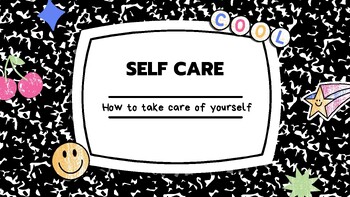 Preview of Self care lesson