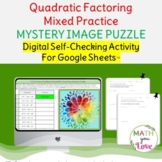 Self-checking Digital Mystery Puzzle - Factoring Quadratic