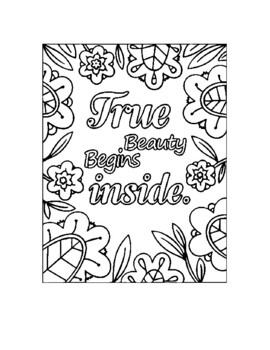 teen quote coloring pages