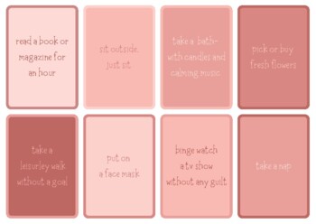 Preview of self care flashcards, self care, therapy, coping, coping skills, therapy
