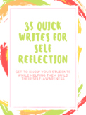 Distance Learning Self-reflection Writing Prompts