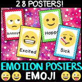 Emoji Feelings 28 Full Page Posters - self regulation and 
