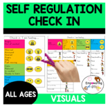 Self regulation check in with activities ... OT SPED yoga visuals