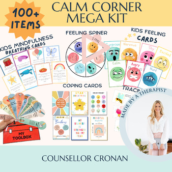 Preview of Self regulation resource bundle. Calming down. Anger management. Breathing