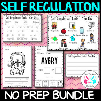 Preview of Self regulation tools: No prep activity centre bundle