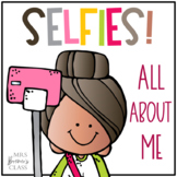 Selfies | All About Me Activity | Writing Craftivity