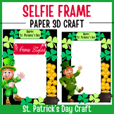 Selfie Frame Leprechaun 3D Paper Craft | Happy St. Patrick