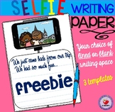Selfie Writing Paper FREEBIE