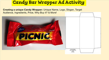 Preview of Sell-a-Sweet Candy Bar:  Advertising Extravaganza! Using Ad Techniques