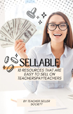 Sellable Resources Guide for Teacher Sellers