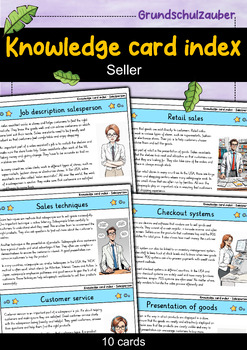Preview of Seller - Knowledge card index - Professions (English)