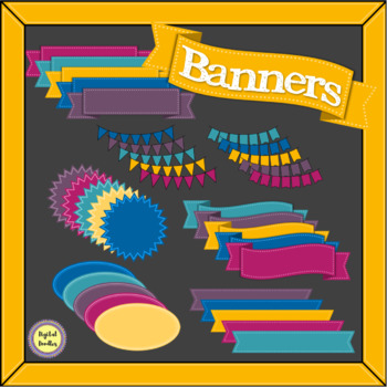 Seller's Tool Kit - Frames, Banners, Digital Paper, and Flags | TpT