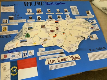 Preview of Selling North Carolina: Final Comprehensive Research Project about NC