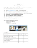 Selling Process for Marketing/Business using Storyboard That