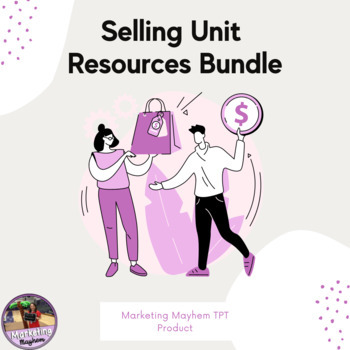 Preview of Selling Unit Resources Bundle (Marketing and Business Class)