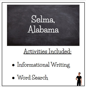 Preview of Selma Activities and Word  Search - Black History Month