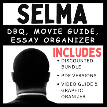 Preview of Selma (2014): Document Based Question Bundle (Movie Guide + Essay Outline + DBQ)