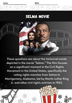 selma movie review questions