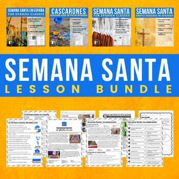 Preview of Semana Santa BUNDLE for Spanish classes