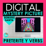 Semana Santa Preterite Y Verbs Digital Mystery Picture | S