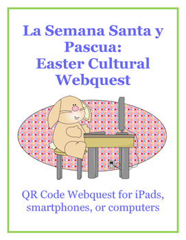Preview of Semana Santa QR Code Webquest: for iPads, smartphones, or computers