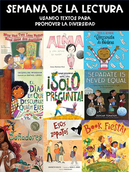 Preview of Semana de la lectura- Read Across America in Spanish