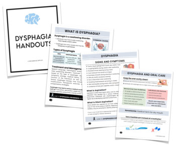 Preview of Dysphagia Handouts