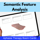 Semantic Feature Analysis BOOM CARDS™ Aphasia Therapy