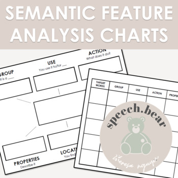 Preview of Semantic Feature Analysis Charts