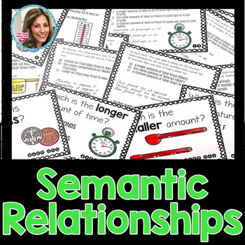 Preview of Semantic Relationships | Speech and Language Therapy | Word Relationships