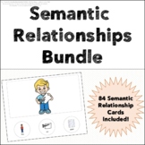 Semantic Relationships Bundle - Two & Three Words - Boom Cards™