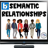 Semantic Relationships for Speech Therapy: Boom Cards