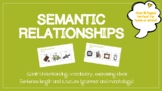 Semantic Relationships - word classes,  receptive and expr