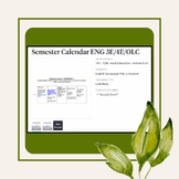 Semester Calendar ENG 3E/4E/OLC