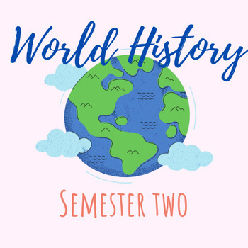 Preview of Semester II World History Bundle