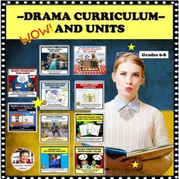 Preview of Semester Long Curriculum for Drama| Theater Class Back to School!