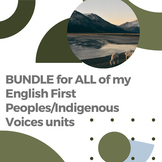 Semester-Long bundle for English First Peoples/Indigenous 