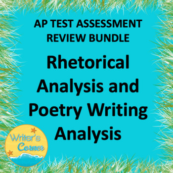 Preview of Test Prep Bundle: AP Rhetorical Analysis and Poetry Analysis,  5 Classroom Units