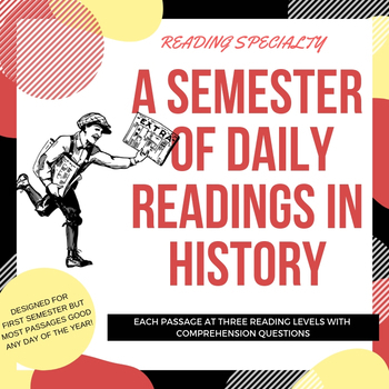 Preview of Semester of Daily Readings in History--Bundle of Bundles