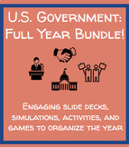 Preview of Full Year of U.S. Government and Civics Essentials Bundle