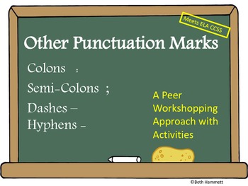 Preview of Semi-Colons, Colons, Dashes, Hyphens (Writing)
