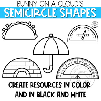 Button Shapes Clipart by Bunny On A Cloud by Bunny On A Cloud