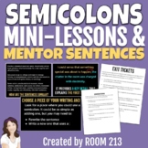 Semicolons - Mentor Sentences for Secondary Students