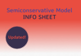 Semiconservative Model Info Sheet